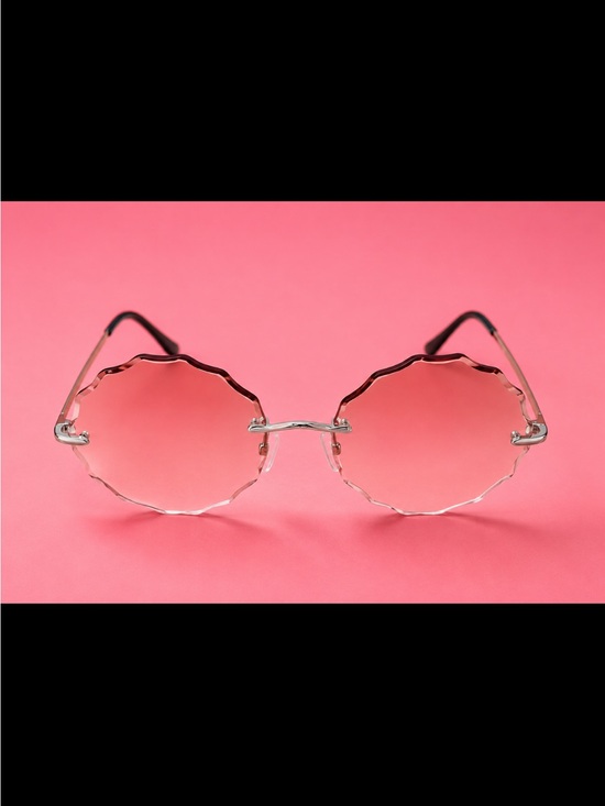 Accessories - Stylish Pink Tinted Sunglasses